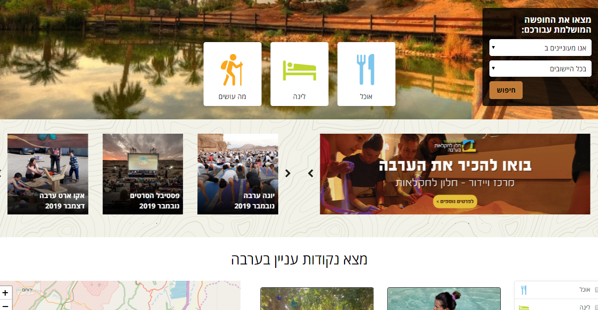 באנר בתיירות