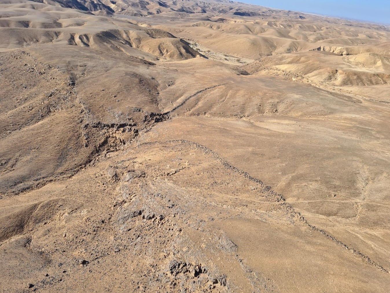 עפיפון נחל אשל ממעוף הרחפן (צילום רועי גלילי)