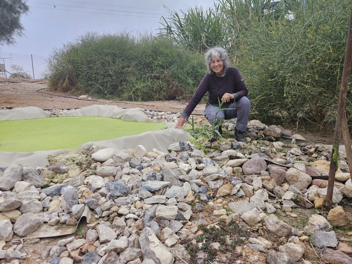 מימי והשתיל בגינה בואדי 