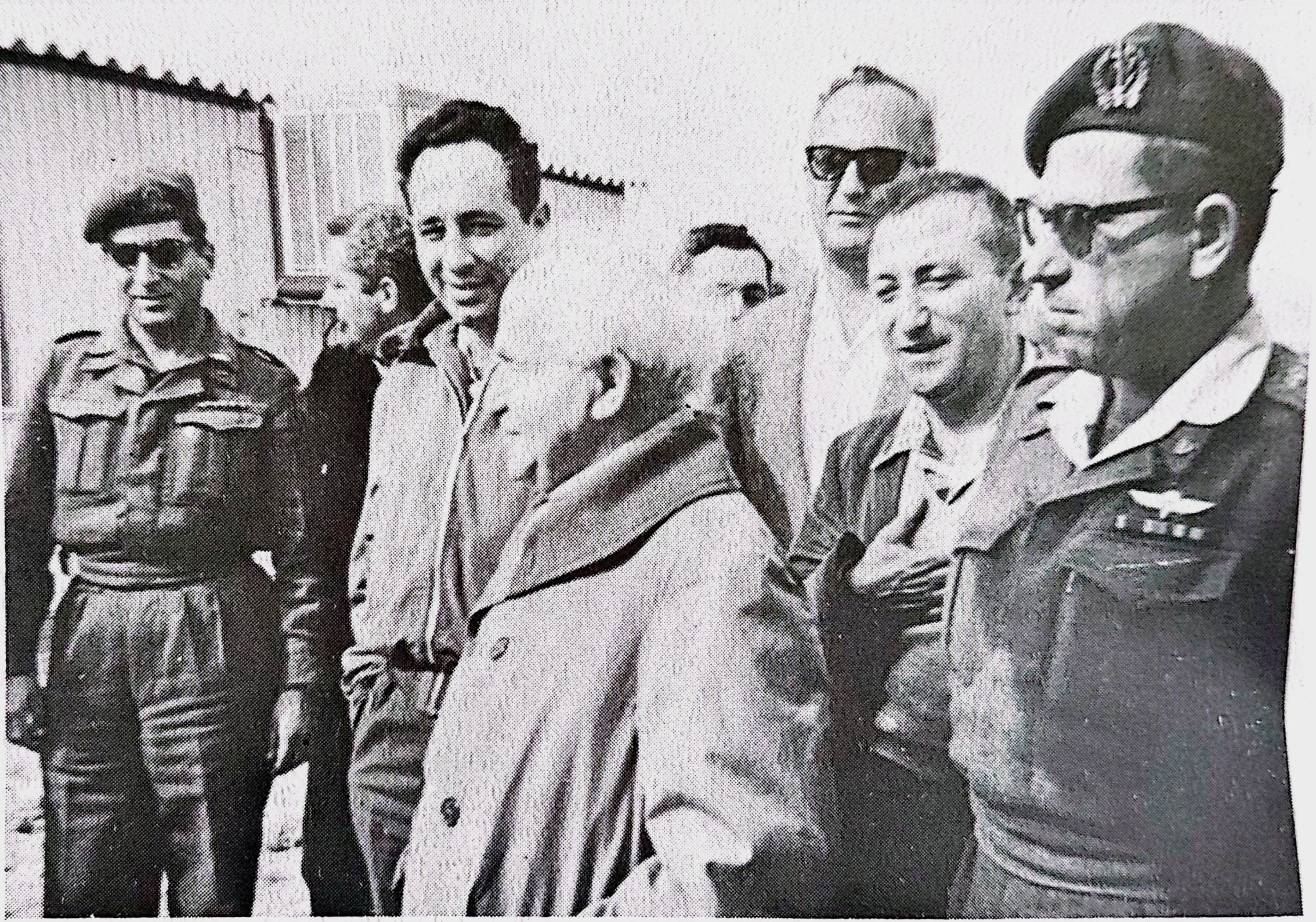 1961ב שמעון פרס עם בן גוריון 